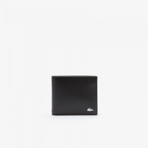 Bolsas Lacoste Masculino Pretas Fitzgerald billfold in leather VG7-84288R2