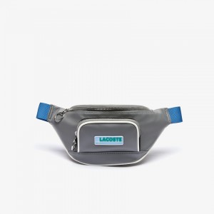Bolsas Lacoste Feminino Cinzentas Azuis LCST Badge Colorblock Zip Fanny Pack XC8-93059I6