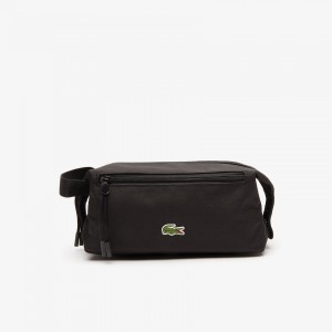 Bolsas Lacoste Masculino Pretas Néocroc Canvas Toilet Kit HH7-67836S0