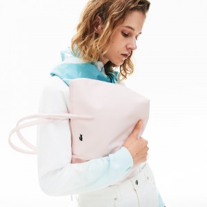 Bolsas Tote Lacoste Feminino Rosa L.12.12 Concept Small Zip IZ7-24042V7