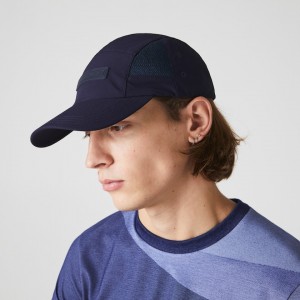Boné Lacoste Masculino Azul Marinho Azuis Motion Nylon GD8-50195W9