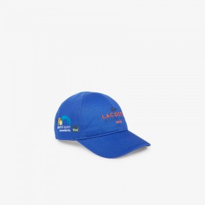 Boné Lacoste Masculino Azuis Laranja Azul Marinho Azuis SPORT Miami Open Cotton OQ5-77337O9
