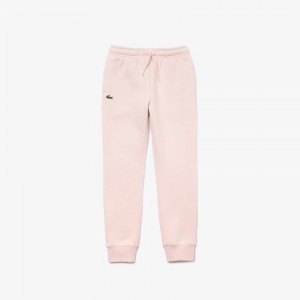 Calça Moletom Lacoste Criança Luz Rosa SPORT Fleece DZ2-37003M5