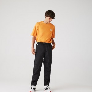 Calças Lacoste Masculino Pretas CONCEPTS Collaboration Lightweight Track WM6-19111S6