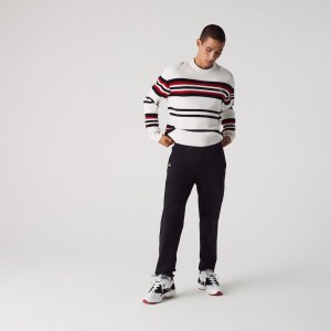 Calças Lacoste Masculino Pretas SPORT Lightweight Tracksuit XU3-71957P7