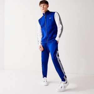 Calças Lacoste Masculino Azuis SPORT Run-resistant Jogging TO9-72047G7