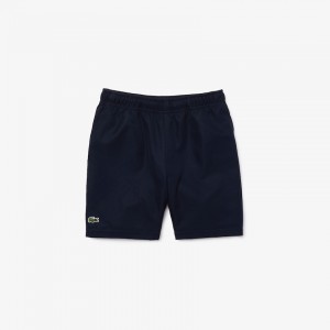 Calção Lacoste Criança Azul Marinho Azuis SPORT Tennis CP9-16731X8