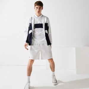 Calção Lacoste Masculino Branco SPORT Tennis Stretch EU4-91539V0