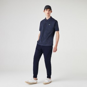 Camisa Polo Lacoste Masculino Azuis Marl Fabric L.12.12 BX7-20852X9