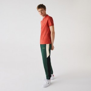Camisa Polo Lacoste Masculino Vermelhas Regular Fit Soft Cotton SQ7-18701M8