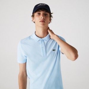Camisa Polo Lacoste Masculino Luz Azuis Slim Fit in Petit Piqué YI7-43814R3