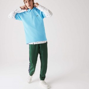 Camisas Lacoste Masculino Luz Azuis Classic Fit L.12.12 Polo HJ5-24812R4