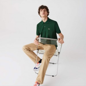 Camisas Lacoste Masculino Verdes Classic Fit L.12.12 Polo QT5-64436B9