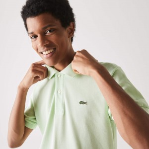 Camisas Lacoste Masculino Verdes Classic Fit L.12.12 Polo SP9-40054M0