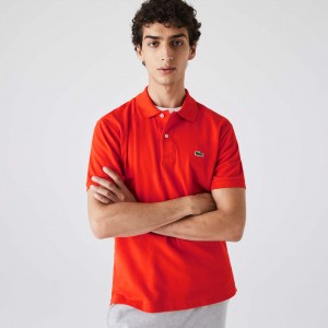 Camisas Lacoste Masculino Vermelhas Classic Fit L.12.12 Polo DA8-38913W7