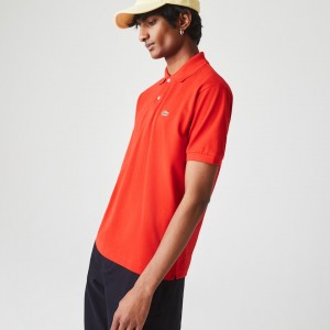 Camisas Lacoste Masculino Vermelhas Classic Fit L.12.12 Polo RA7-60596V6