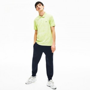 Camisas Lacoste Masculino Amarelas Motion Premium Piqué Polo JP4-68826U9