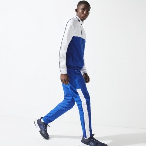 Fatos De Treino Lacoste Masculino Azuis Branco Azul Marinho Azuis SPORT Two-Tone Tennis LK7-35973B5