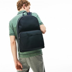Mochilas Lacoste Masculino Azul Marinho Classic Petit Piqué MQ8-36283O3