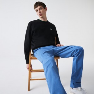 Moletons Lacoste Masculino Pretas SPORT Cotton Blend Fleece KR4-82198D8