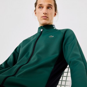 Moletons Lacoste Masculino Verdes Azul Marinho Azuis Branco SPORT Ergonomic Stretch Zip Golf SA2-73477Y3