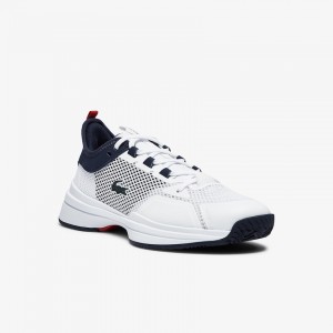 Tenis Lacoste Feminino Branco Coral AG-LT 21 Textile and Synthetic NQ4-67056L9