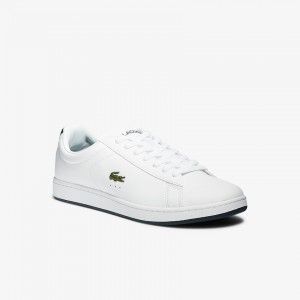 Tenis Lacoste Masculino Branco Carnaby Evo Leather DB6-51685T3