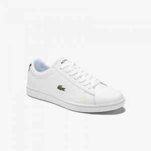 Tenis Lacoste Feminino Branco Carnaby Evo Mesh-lined Leather ZB0-02040W0