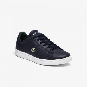 Tenis Lacoste Criança Azul Marinho Branco Carnaby Evo Synthetic TL1-80188P7