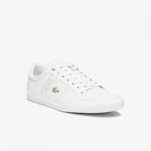 Tenis Lacoste Masculino Branco Chaymon Synthetic and Leather QT9-87268V5