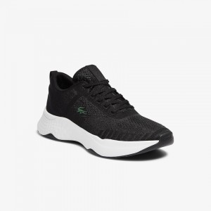 Tenis Lacoste Masculino Pretas Branco Court-Drive Fly Textile CB4-10841N8