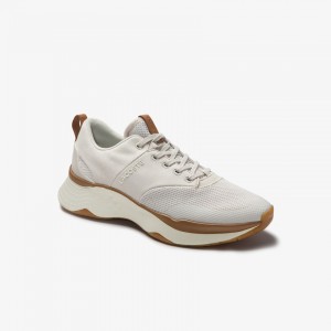 Tenis Lacoste Feminino Branco Branco Court-Drive Plus Canvas and Synthetic LX9-02570J0