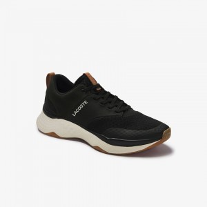 Tenis Lacoste Masculino Pretas Branco Court-Drive Plus Colourblock Textile CZ3-38273H6