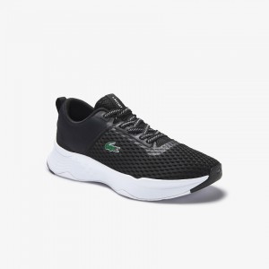 Tenis Lacoste Masculino Pretas Branco Court-Drive Textile WJ2-44564F4