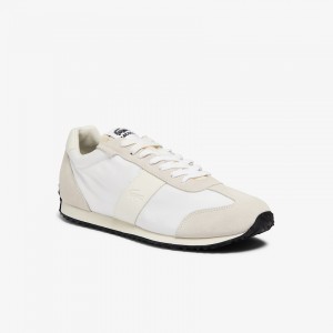 Tenis Lacoste Masculino Bege Court Pace Textile JU3-66436P5