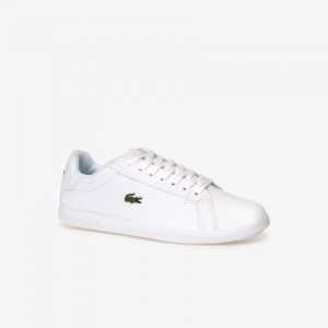 Tenis Lacoste Feminino Branco Graduate Tonal Leather PA4-59365Z1