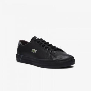 Tenis Lacoste Masculino Pretas Gripshot Tumbled Leather NY9-14301V9
