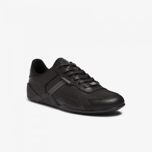 Tenis Lacoste Feminino Pretas Hapona Leather and Synthetic XO4-29912I8