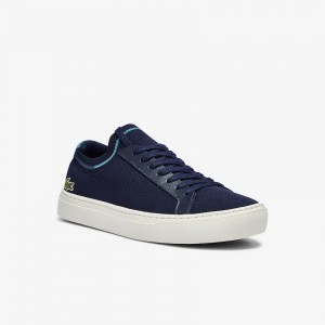 Tenis Lacoste Masculino Azul Marinho La Piquée Textile Knit GW9-95269V2