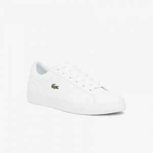 Tenis Lacoste Feminino Branco Lerond BL Leather and Synthetic HJ6-70517N4