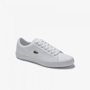 Tenis Lacoste Masculino Branco Lerond Canvas DL5-62446N6