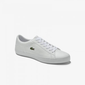 Tenis Lacoste Masculino Branco Lerond Leather VW4-03130Y3