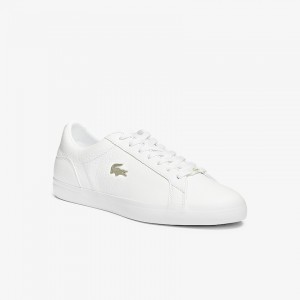 Tenis Lacoste Masculino Branco Lerond Leather and Synthetic GE1-50095C2