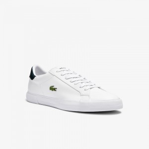 Tenis Lacoste Masculino Branco Lerond Plus Leather OF9-77037U4