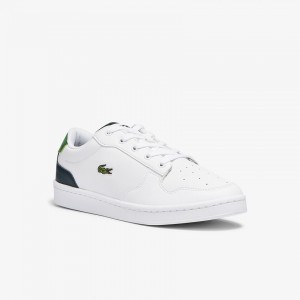 Tenis Lacoste Criança Branco Masters Cup Leather and Synthetic GT1-79407B2