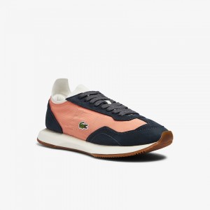 Tenis Lacoste Feminino Rosa Branco Match Break Sneaker FA1-98899W8