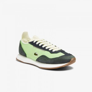 Tenis Lacoste Masculino Verde Oliva Luz Verdes Match Break Textile QD3-55645V8