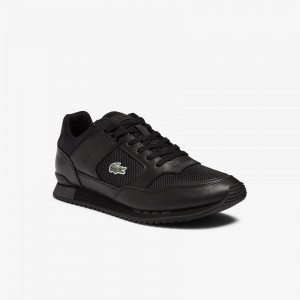 Tenis Lacoste Masculino Pretas Partner Piste Textile LS9-37693D0