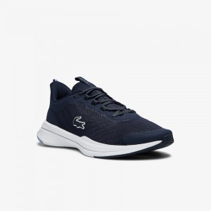 Tenis Lacoste Masculino Azul Marinho Run Spin Textile FD9-71507X4