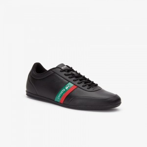 Tenis Lacoste Masculino Pretas Verdes Storda Sneaker QW8-32593D0